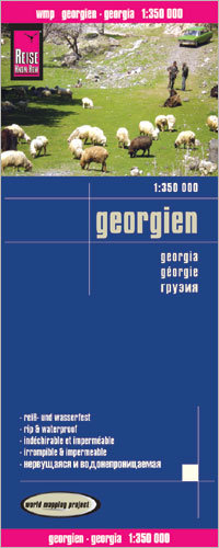 Gruzja. Mapa 1:350 000 Opracowanie zbiorowe