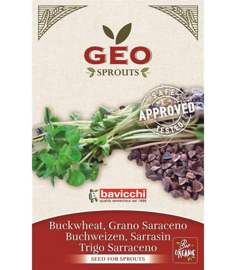 Gryka - nasiona na kiełki GEO, certyfikowane, 90g, Bavicchi (ZGS0103) Bavicchi