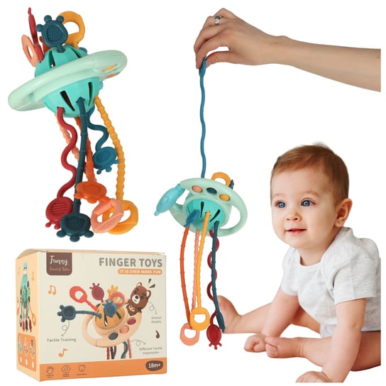 GRYZAK SENSORYCZNY zabawka montessori dla niemowląt ikonka