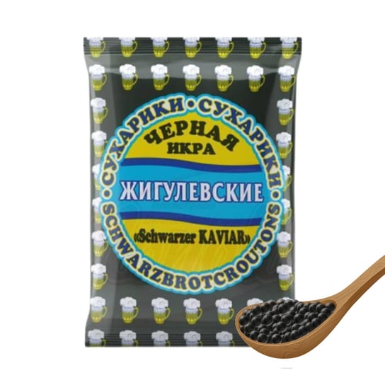 Grzanki O Smaku Czarnego Kawioru Zhigulyovskiye, 50 G Inna marka