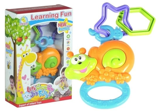 Grzechotka Plastikowa Zwierzątka w Kartonie Wzory Lean Toys
