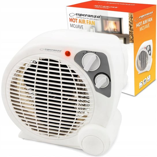 GRZEJNIK ELEKTRYCZNY CICHY TERMOWENTYLATOR FARELKA Z TERMOSTATEM 2000W Esperanza