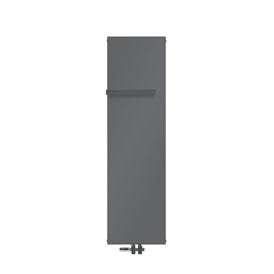 Grzejnik łazienkowy 1600x452 mm antracyt z zestawem przyłączeniowym podłogowym zawierającym 1x uchwyt słuchawki prysznicowej ML-Design ML-DESIGN