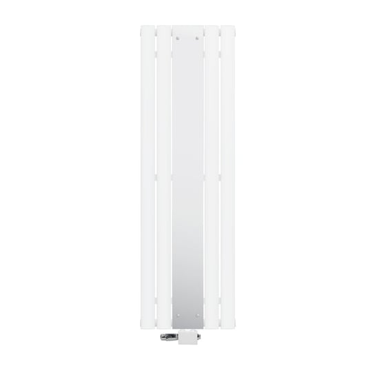 Grzejnik lustrzany Biały grzejnik dekoracyjny + zestaw przyłączeniowy grzejnika 450x1600mm LuxeBath