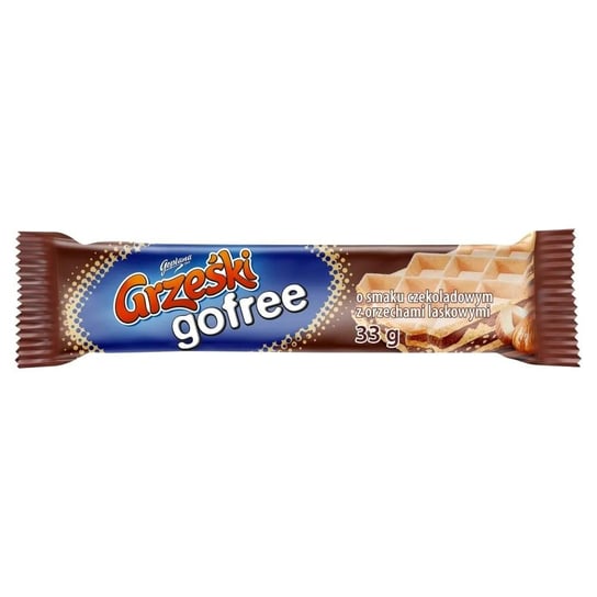 Grześki gofree wafel czekolada 33g 35szt. Inna marka