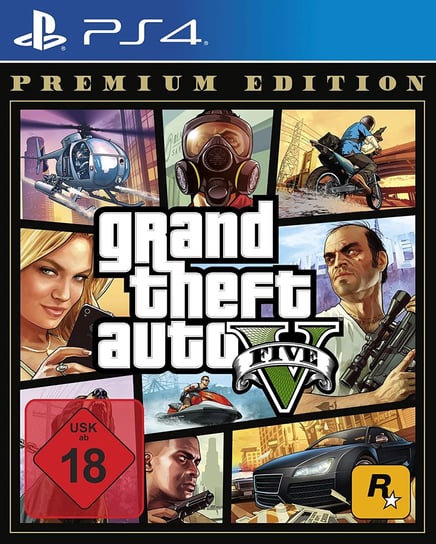 GTA 5 Grand Theft Auto V Premium Edition PL/DE (PS4) Rockstar Games