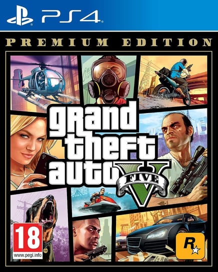 GTA 5 Grand Theft Auto V Premium Edition, PS4 Rockstar Games