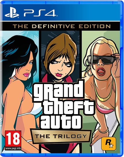 GTA - Grand Theft Auto : The Trilogy The Definitive Edition PL/DE, PS4 Rockstar Games