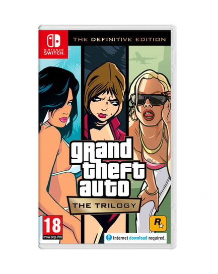 GTA - Grand Theft Auto : The Trilogy - The Definitive Edition PL, Nintendo Switch Nintendo