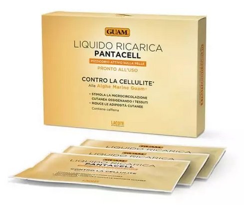 Guam Pantacell Antycellulitowy Płyn Uzupełniający 3x100ml Wyszczuplający Guam