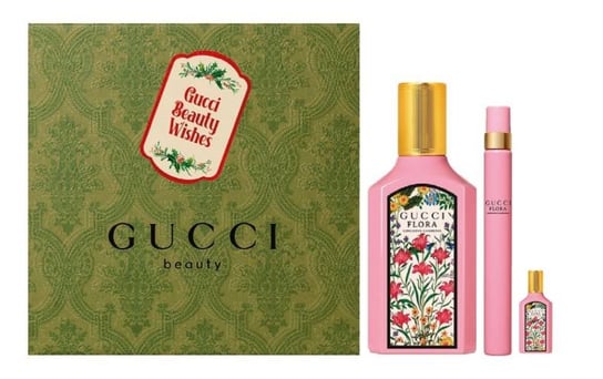 Gucci Flora Gorgeous Gardenia Eau de Parfum komplet ( 100 ml EDP& 10 ml EDP& 5 ml EDP) Gucci