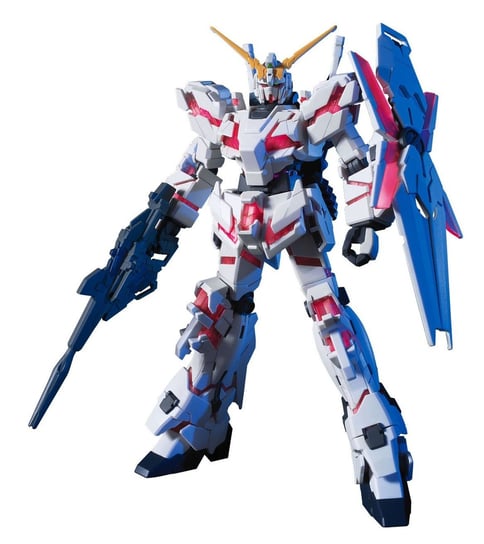 Gudam, figurka Hg 1/144 Rx-0 Unicorn Gundam Destroy Mode Mobile Suit Gundam