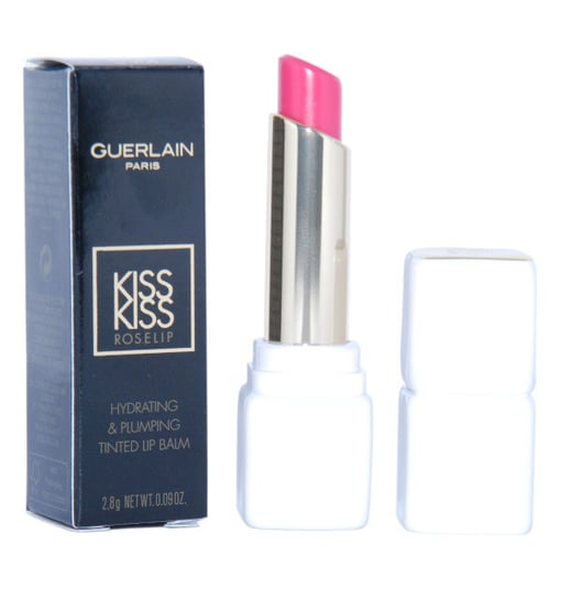 Guerlain, balsam Kiss Kiss Roselip Hydrating & Plumping Tinted Lip Balm R375 (Flush Noon), 2,8 g Guerlain