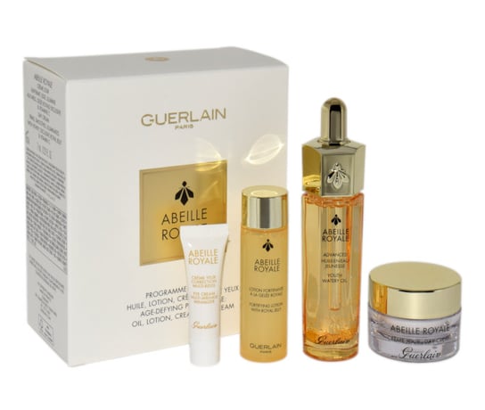 Guerlain Zestaw Abeille Royale Young Watery Oil 15ml + Fortyfying Lotion 15ml + Day Cream 7ml + Eye Cream Multi Wrinkle 3ml Guerlain