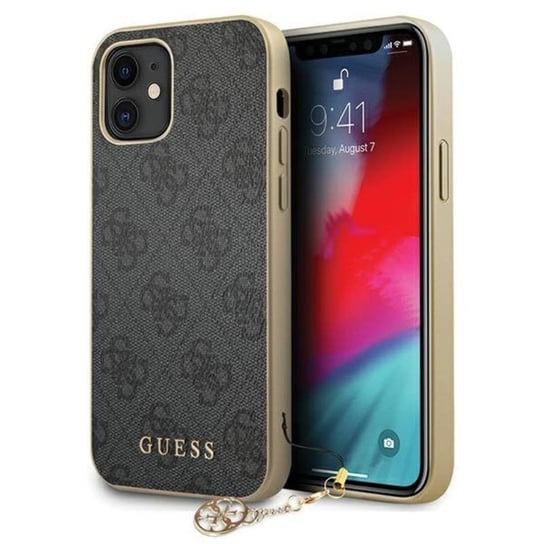 Guess 4G Charms Collection - Etui iPhone 12 mini (szary) GUESS