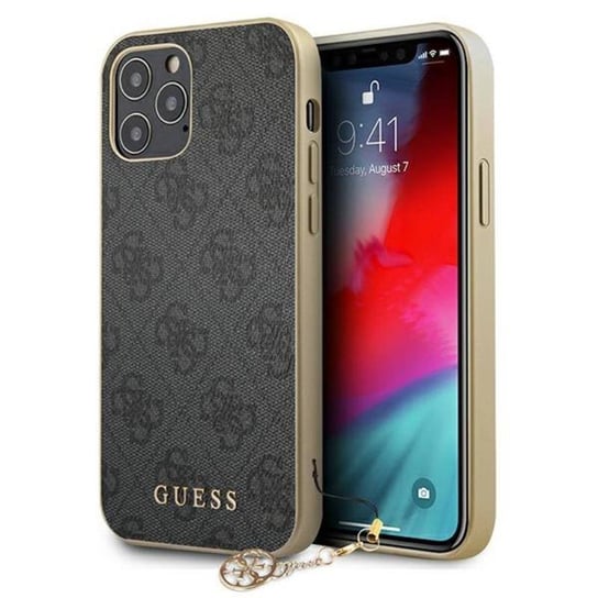Guess 4G Charms Collection - Etui iPhone 12 Pro Max (szary) GUESS
