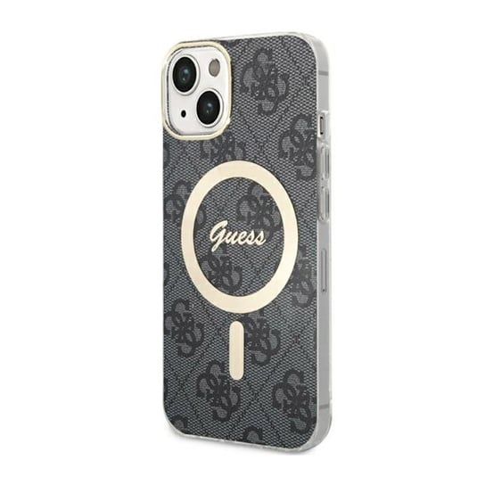 Guess 4G Magsafe - Etui Iphone 14 (Czarny) GUESS