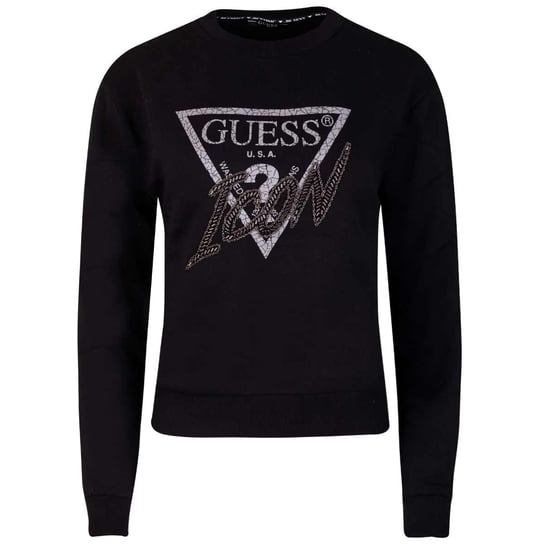 Guess Bluza Damska Cn Icon Sweatshirt Black W2Rq20K68I0 Jblk S GUESS