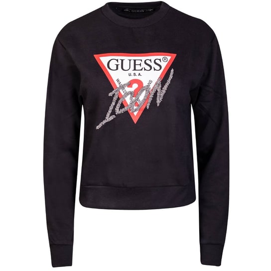 Guess Bluza Damska Cn Icon Sweatshirt Black W2Yq01Kb681 Jblk Xs GUESS