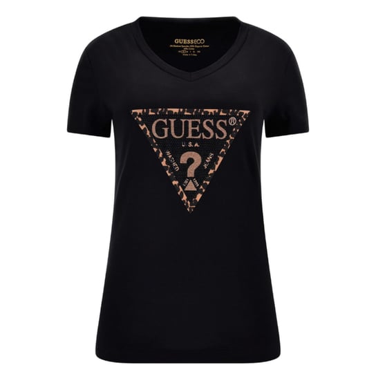 Guess Czarna Damska Koszulka T-Shirt L GUESS