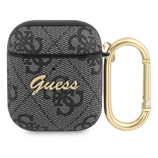 Guess GUA24GSMK AirPods cover szary/grey 4G Script Metal Collection GUESS