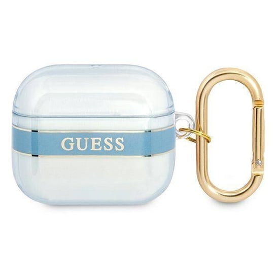 Guess GUA3HHTSB AirPods 3 cover niebieski/blue Strap Collection GUESS