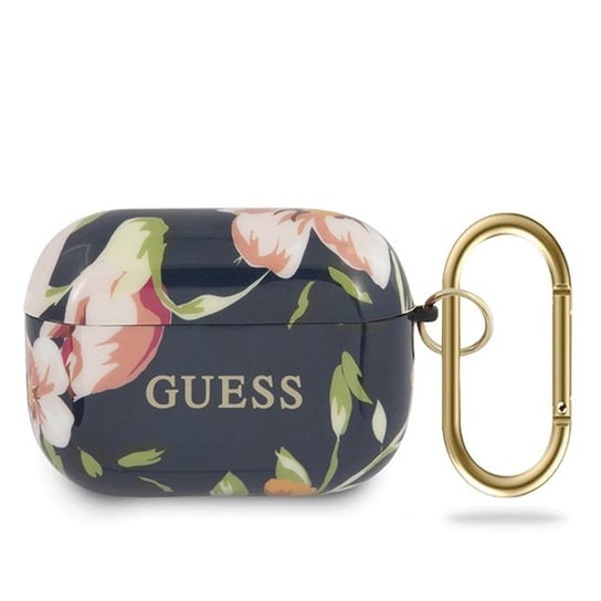 Guess GUACAPTPUBKFL03 AirPods Pro cover, niebieski, N 3 Flower Collection GUESS
