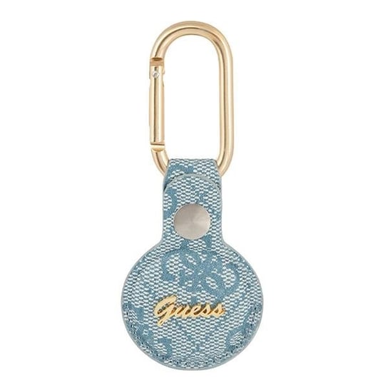 Guess GUATP4GMSRB AirTag case niebieski/blue 4G Vintage Script GUESS