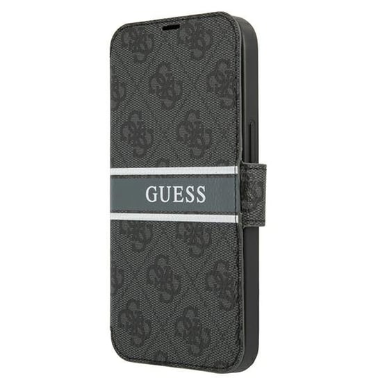 Guess GUBKP13L4GDGR iPhone 13 Pro / 13 6,1" szary/grey book 4G Stripe GUESS