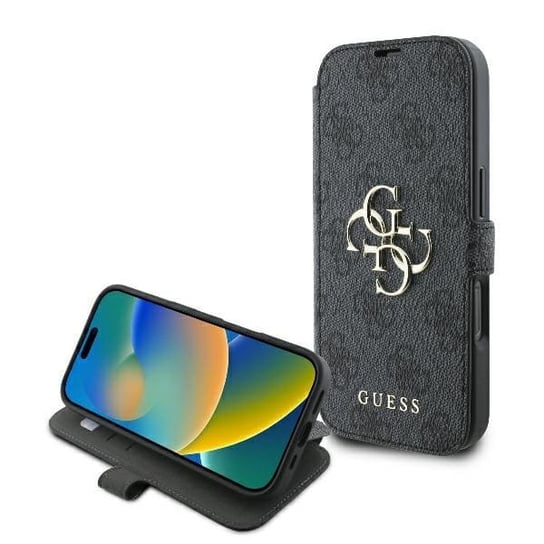 Guess GUBKP16L4GMGGR iPhone 16 Pro 6.3" czarny/black book 4G Metal Logo Inna marka