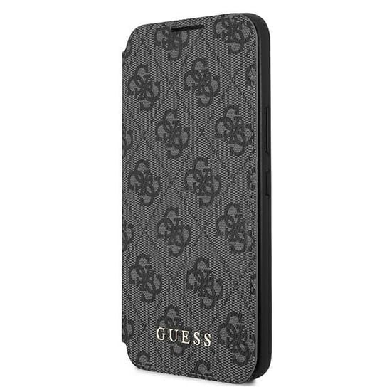 Guess GUBKS22MG4GFGR S22+ S906 szary/grey book 4G Metal Gold Logo GUESS