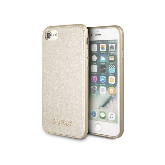 Guess GUHCI8IGLGO Apple iPhone SE 2020/8/7 gold/złoty hard case Iridescent GUESS
