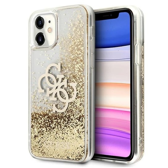 Guess GUHCN61LG4GGO iPhone 11 6,1" złoty/gold hardcase 4G Big Liquid Glitter GUESS