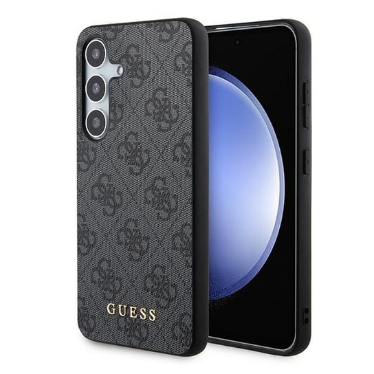 Guess Guhcs24Sg4Gfgr S24 S921 Czarny/Black Hardcase 4G Metal Gold Logo GUESS