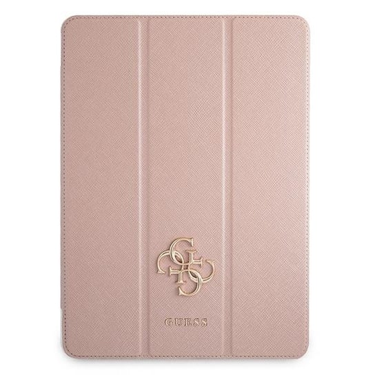 Guess GUIC12PUSASPI iPad 12,9" 2021 Book Cover różowy/pink Saffiano Collection GUESS