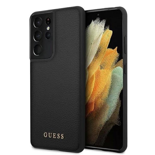 Guess Iridescent - Etui Samsung Galaxy S21 Ultra (czarny) GUESS