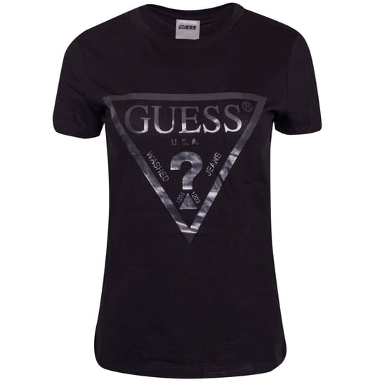 Guess Koszulka Damska T-Shirt Adele Ss Cn Tee Black V2Yi07K8Hm0 Jblk M GUESS