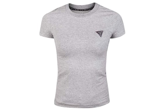 GUESS  KOSZULKA DAMSKA T-SHIRT SS CN MINI TRIANGLE GREY W1RI04J1311 LMGY - Rozmiar: L GUESS