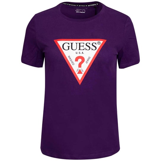 Guess Koszulka Damska T-Shirt Ss Cn Original Tee Purple W1Yi1Bi3Z11 G474 L GUESS