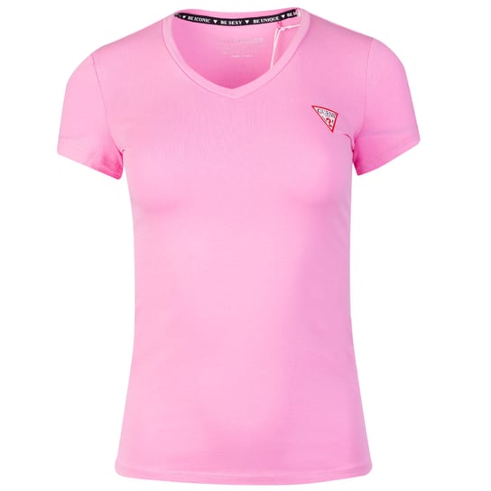 Guess Koszulka Damska T-Shirt Ss Vn Mini Triangle Pink W1Yi1Aj1311 G64W S GUESS