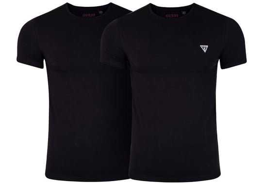 Guess  Koszulka Męska T-Shirt Caleb Hero Cnk S/S 2Pack Black U97G02Jr003 A996 M GUESS