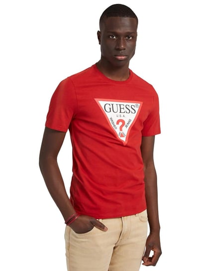 Guess Koszulka Męska T-Shirt Cn Ss Original Logo Red M2Yi71I3Z11 A50F M GUESS