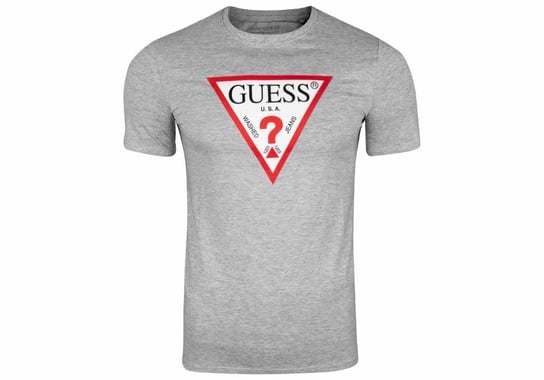 GUESS  KOSZULKA MĘSKA T-SHIRT ORIGINAL LOGO GREY M1RI71I3Z11 LHY - Rozmiar: XL GUESS