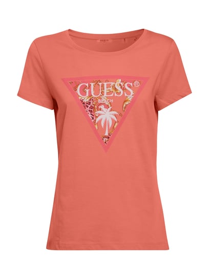 Guess Koszulka T-Shirt Damski Ss T-Shirt Peach E2Gi02K8Fy0 G66T S GUESS