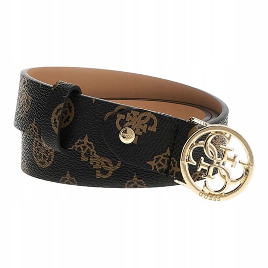 GUESS PASEK DAMSKI LORALEE ADJUSTABLE PANT BELT BRĄZOWY r.L GUESS