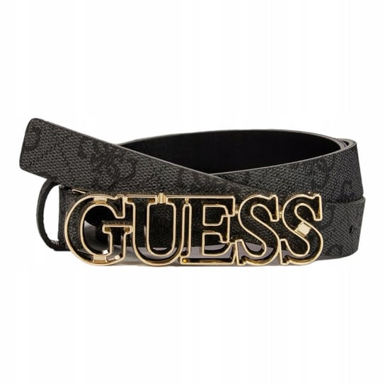 GUESS PASEK DAMSKI VICTORIA NOT ADT PANT BELT CZARNO-SZARY r.M GUESS