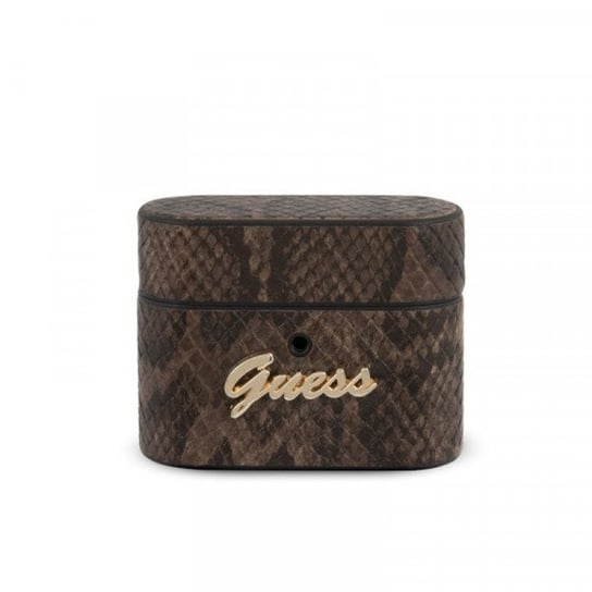 Guess Python Collection - Etui Airpods Pro (brązowy) GUESS