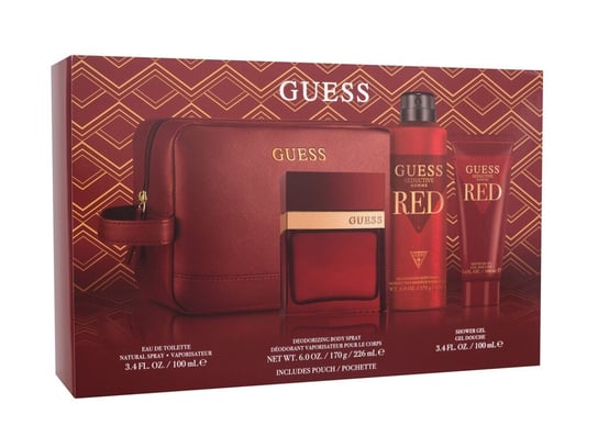 Guess, Seductive Homme Red, zestaw kosmetyków, 3 szt. Guess