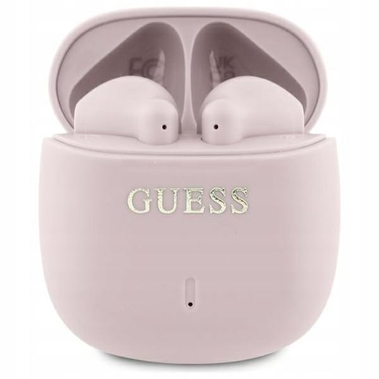 Guess Słuchawki Bluetooth Gutwsj14Esgp Tws + Stacja Dokująca Różowy/Pink GUESS