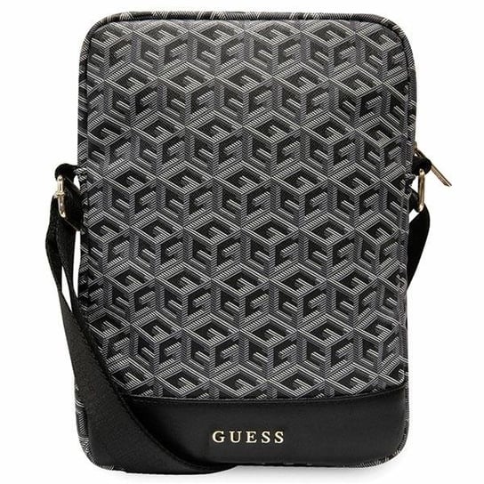 Guess Torba Listonoszka na ramię 10" czarny/black GCube Stripe Tablet Bag GUESS